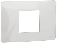 Рамка горизонтальная Schneider Electric Unica Modular 1-м. 2 мод. белый